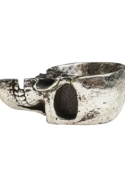 Alchemy Gothic Half Skull Trinket Dish V60