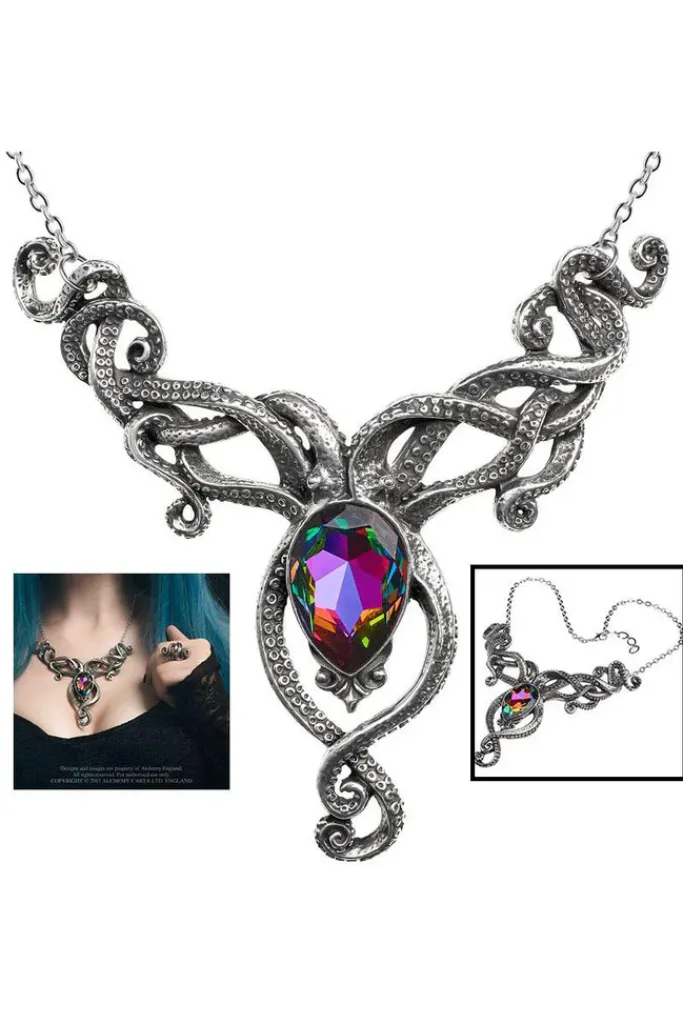 Alchemy Gothic Kraken Necklace P818