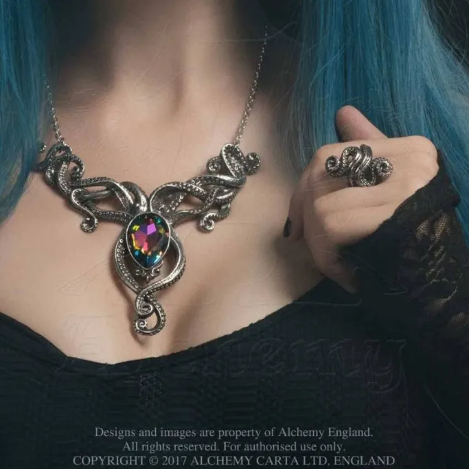 Alchemy Gothic Kraken Necklace P818