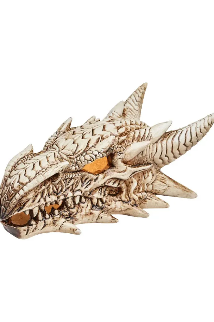 Alchemy Gothic LED Dragon Skull