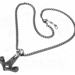 Alchemy Gothic Raven Hammer Pendant