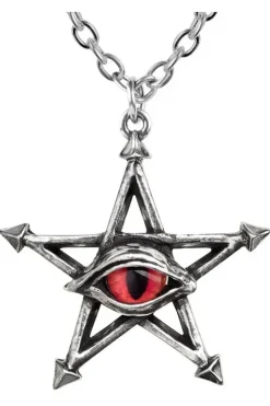 Alchemy Gothic Red Curse Pendant P805