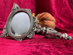 Alchemy Gothic Sacred Cat Hand Mirror