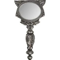 Alchemy Gothic Sacred Cat Hand Mirror