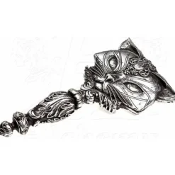 Alchemy Gothic Sacred Cat Hand Mirror