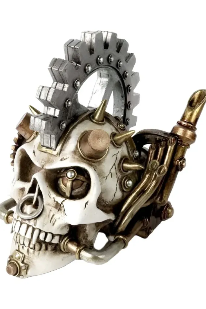 Alchemy Gothic Steam Head Skull V73