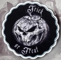 Alchemy Gothic Trick or Treat Trivet Plate