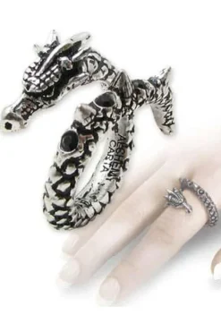 Alchemy Gothic Vis Viva Dragon Ring R183