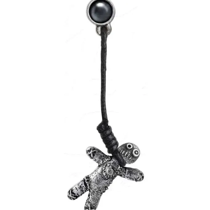 Alchemy Gothic Voodoo Doll Stud E408