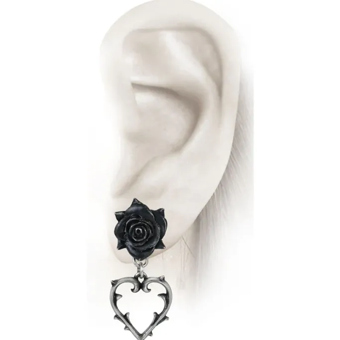 Alchemy Gothic Wounded Love Earrings E365