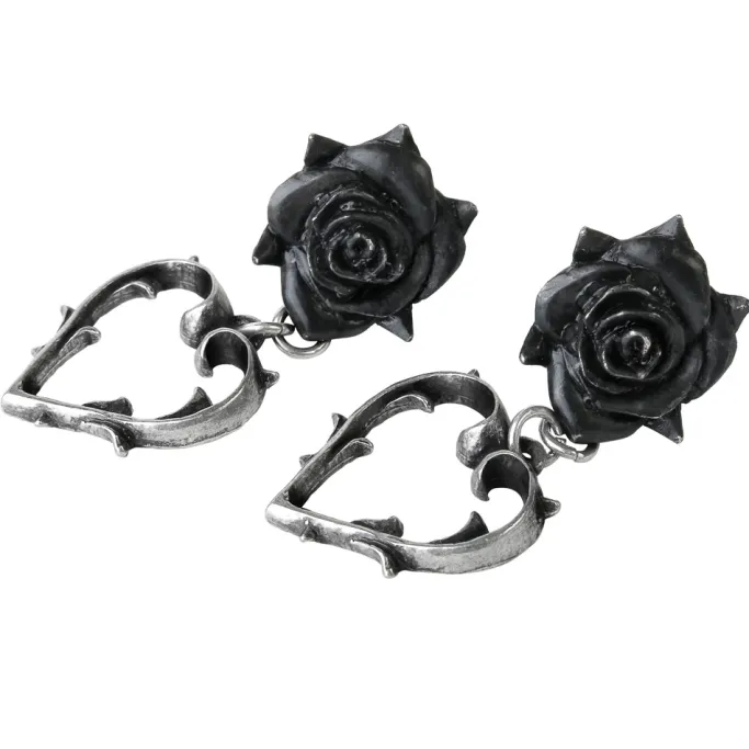 Alchemy Gothic Wounded Love Earrings E365