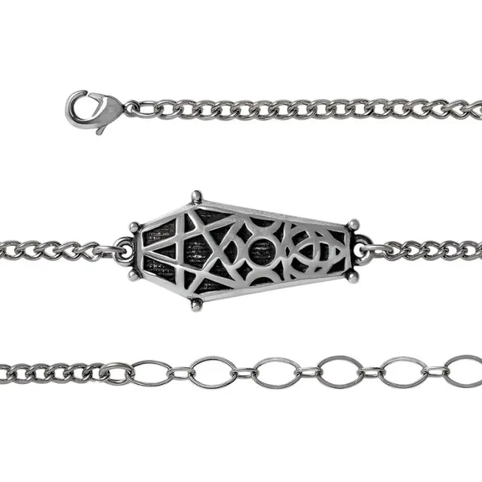 Alchemy Gothic Alchemy Hex Coffin Bracelet