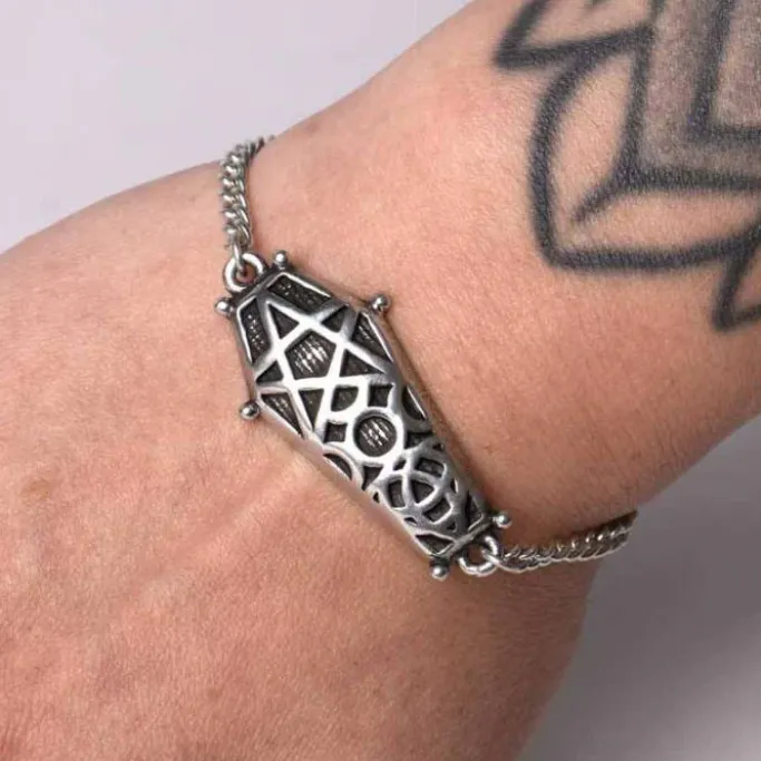 Alchemy Gothic Alchemy Hex Coffin Bracelet