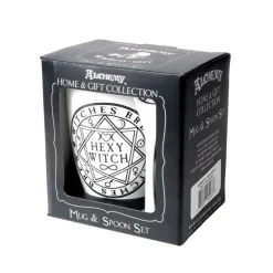 Alchemy Gothic Alchemy Hexy Witch Mug and Spoon Set