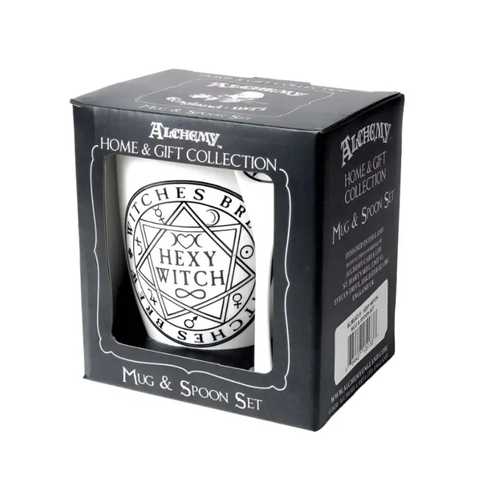 Alchemy Gothic Alchemy Hexy Witch Mug and Spoon Set