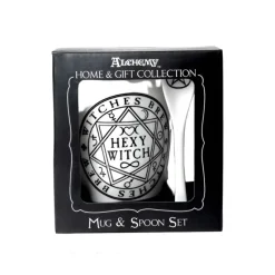 Alchemy Gothic Alchemy Hexy Witch Mug and Spoon Set