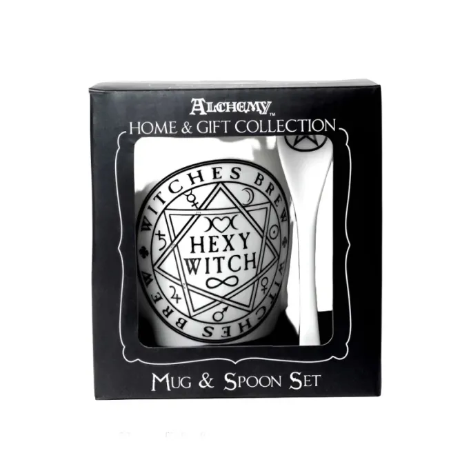 Alchemy Gothic Alchemy Hexy Witch Mug and Spoon Set