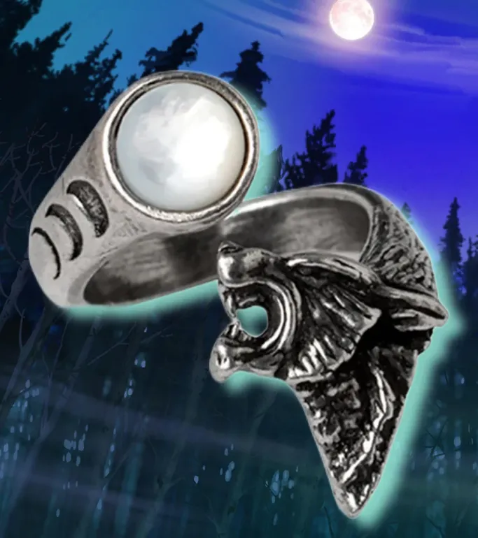 Alchemy Gothic Alchemy Howl at the Moon Ring