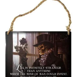 Alchemy Gothic Alchemy Life is Infiniely Stranger Plaque