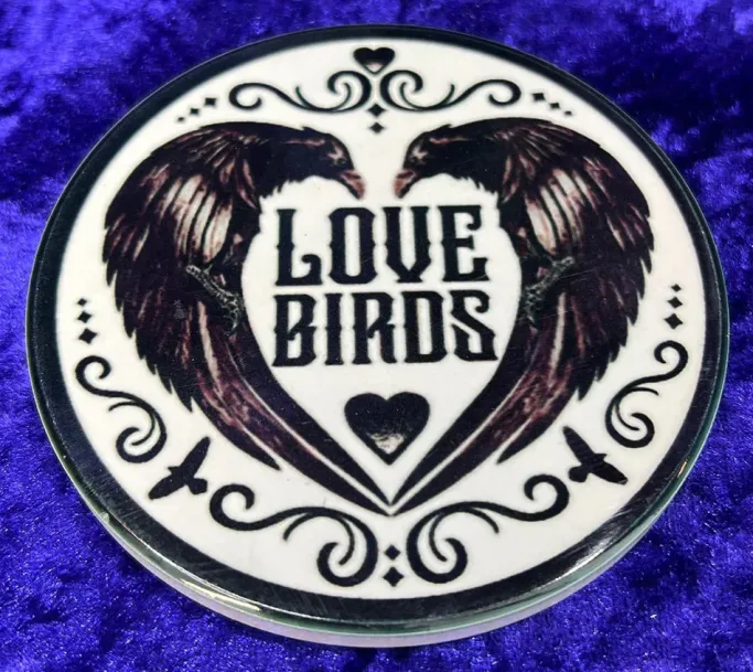 Alchemy Gothic Alchemy Love Birds Coaster