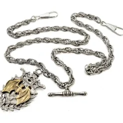 Alchemy Gothic Alchemy Magistus Double-Albert Fob Chain AWC2