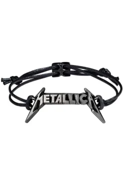 Alchemy Gothic Alchemy Metallica Classic Logo Leather Wriststrap