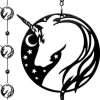 Alchemy Gothic Alchemy Night Unicorn Wind Chime