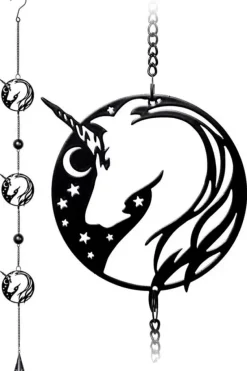 Alchemy Gothic Alchemy Night Unicorn Wind Chime