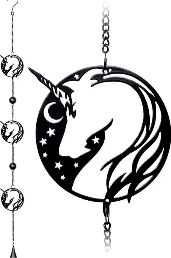 Alchemy Gothic Alchemy Night Unicorn Wind Chime
