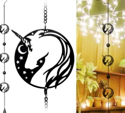 Alchemy Gothic Alchemy Night Unicorn Wind Chime