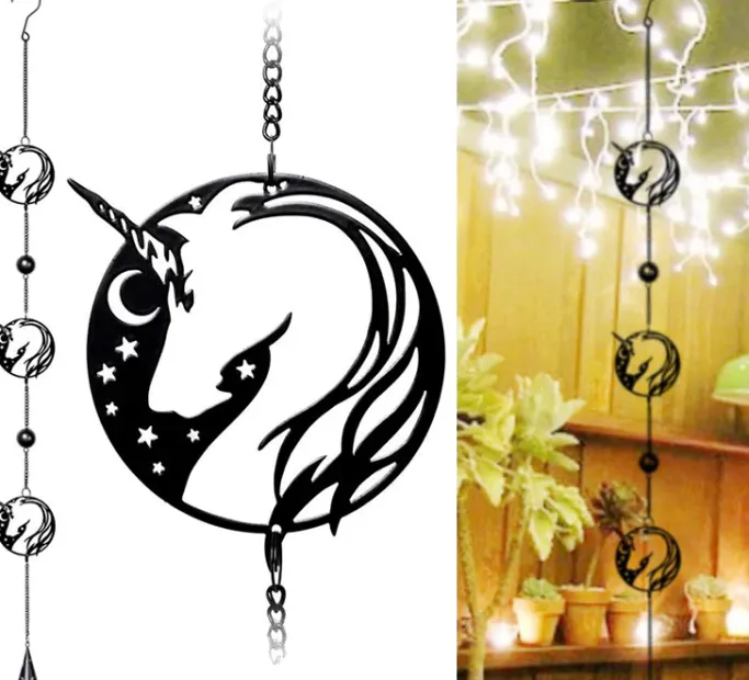 Alchemy Gothic Alchemy Night Unicorn Wind Chime