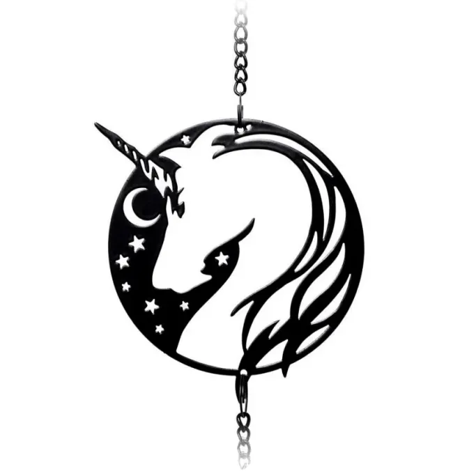 Alchemy Gothic Alchemy Night Unicorn Wind Chime