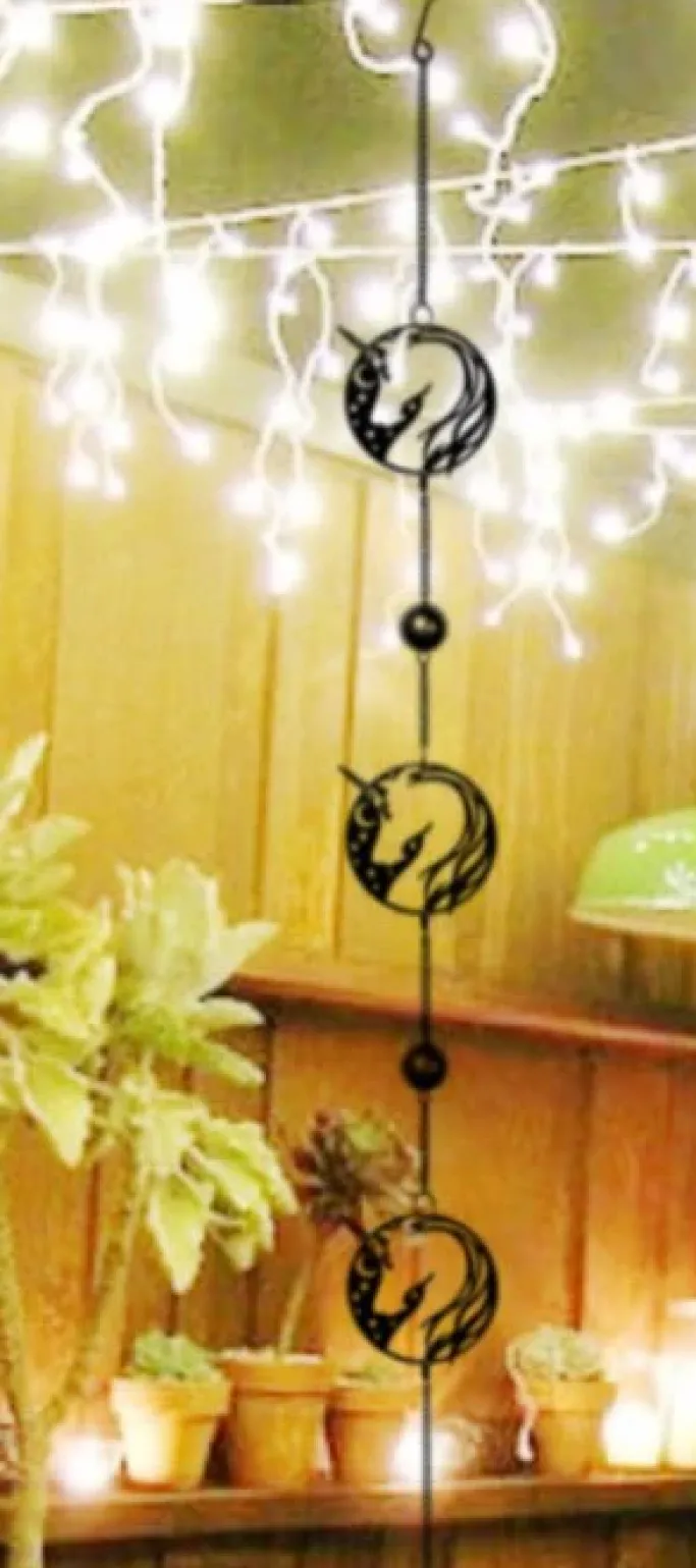 Alchemy Gothic Alchemy Night Unicorn Wind Chime