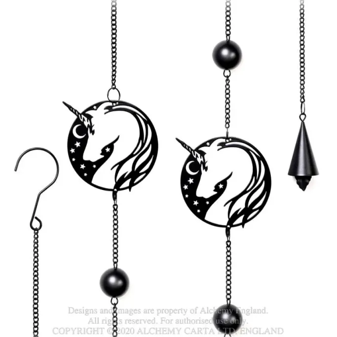 Alchemy Gothic Alchemy Night Unicorn Wind Chime