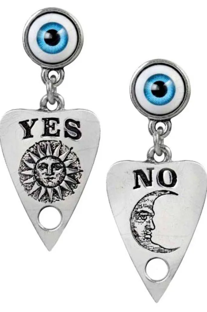 Alchemy Gothic Alchemy Ouija Planchette Studs Earrings E396