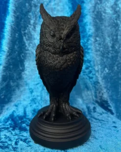 Alchemy Gothic Alchemy Owl of Astrontiel Candlestick Pair