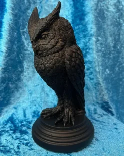Alchemy Gothic Alchemy Owl of Astrontiel Candlestick Pair
