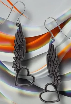 Alchemy Gothic Alchemy Passio Wings of Love Earrings