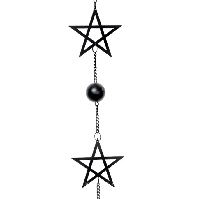 Alchemy Gothic Alchemy Pentagram Wind Chime