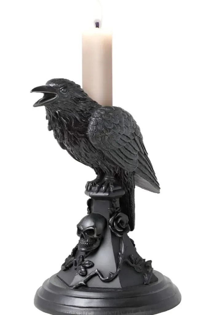 Alchemy Gothic Alchemy Poe's Raven Candlestick