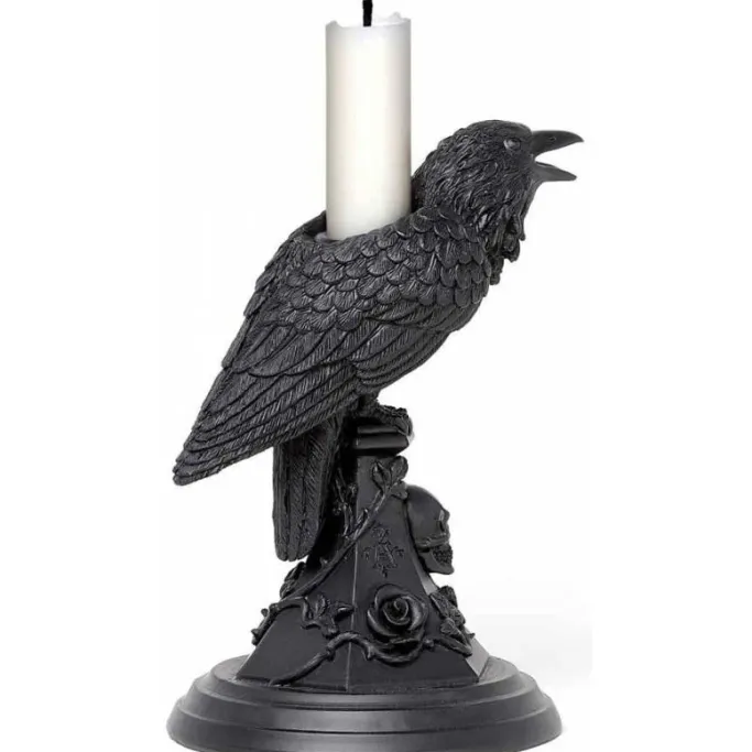 Alchemy Gothic Alchemy Poe's Raven Candlestick