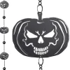 Alchemy Gothic Alchemy Pumpkin Skull Wind Chime