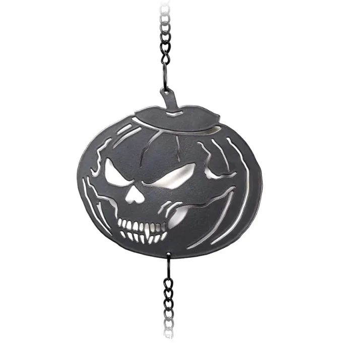 Alchemy Gothic Alchemy Pumpkin Skull Wind Chime