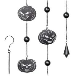 Alchemy Gothic Alchemy Pumpkin Skull Wind Chime