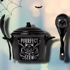 Alchemy Gothic Alchemy Purrfect Stew Soup Bowl