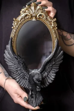 Alchemy Gothic Alchemy Raven's Gaze Wall Mirror
