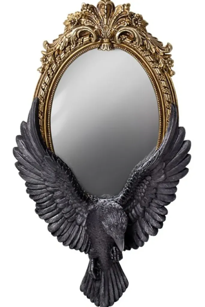 Alchemy Gothic Alchemy Raven's Gaze Wall Mirror
