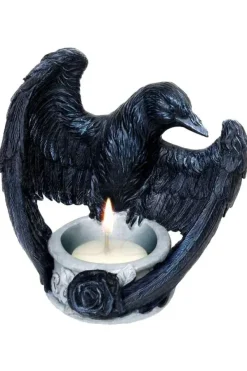 Alchemy Gothic Alchemy Ravens Ward T-Light Holder V28
