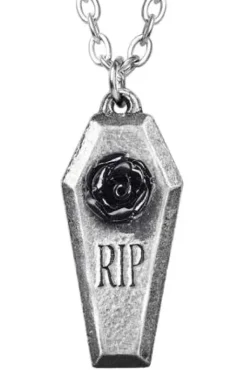 Alchemy Gothic Alchemy RIP Rose Pendant