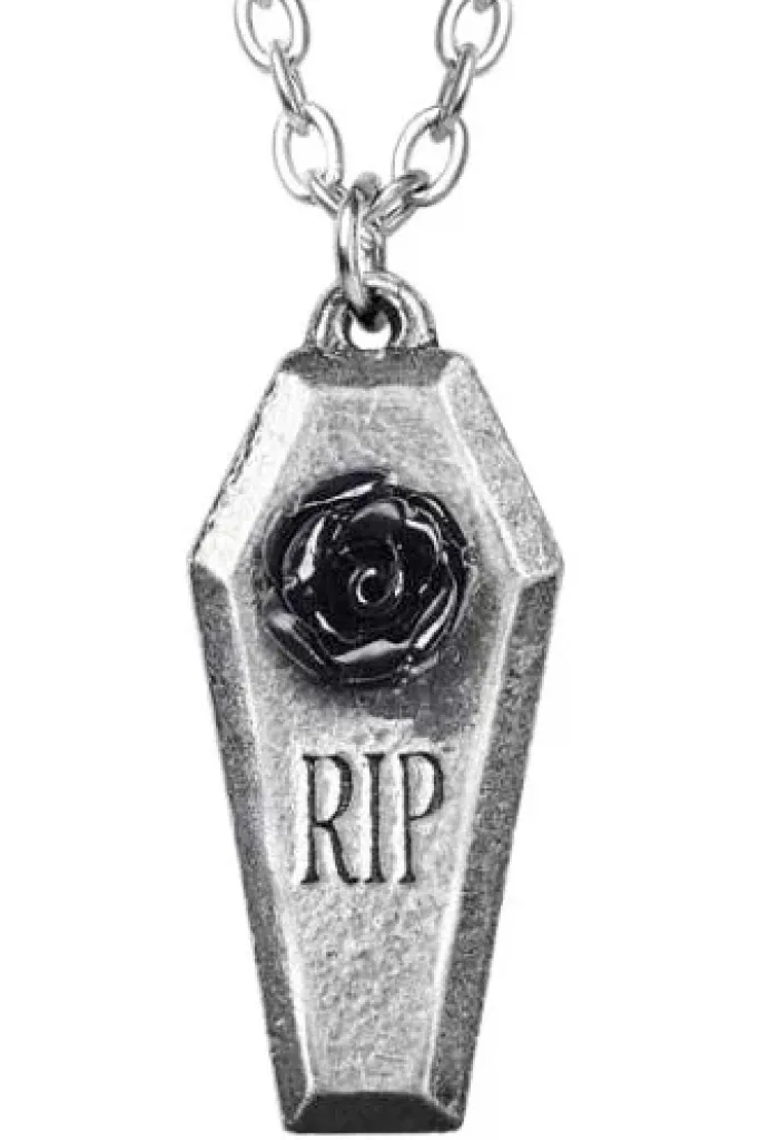 Alchemy Gothic Alchemy RIP Rose Pendant